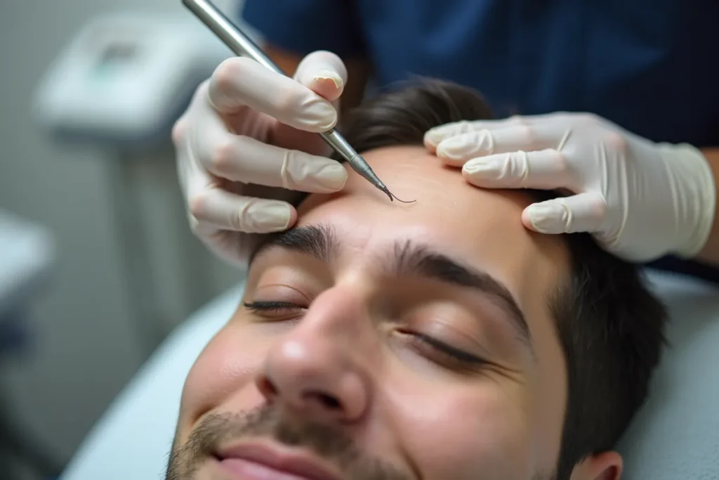 Przeszczep włosów: Czy boli i jak złagodzić dyskomfort?