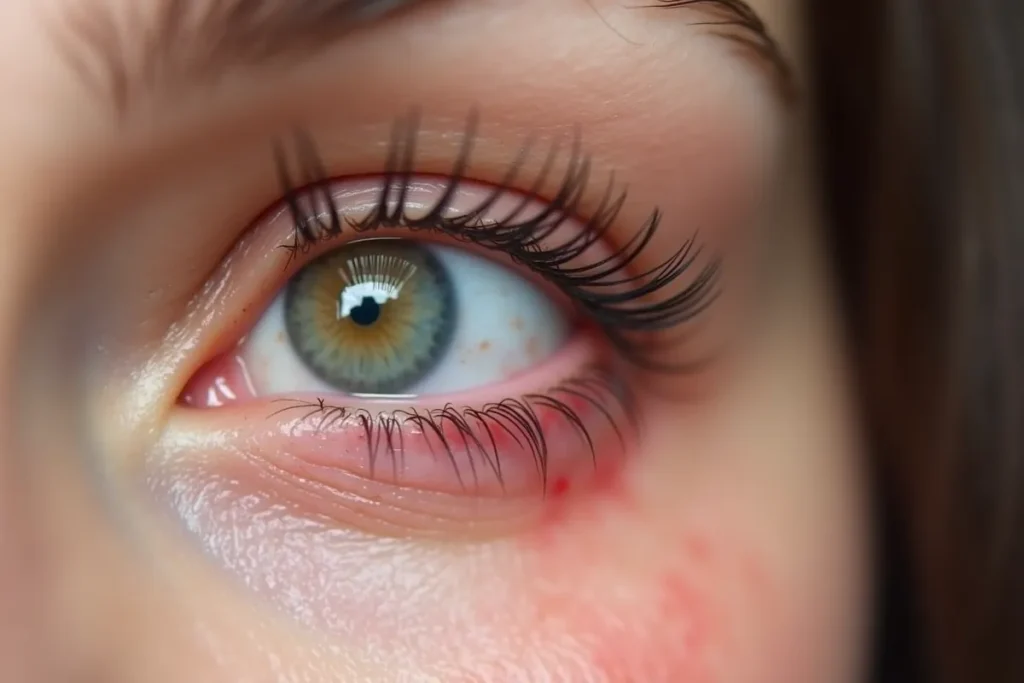 Kłucie powieki po przedłużaniu rzęs – przyczyny i porady Kłucie powieki po przedłużaniu rzęs - przyczyny i porady
