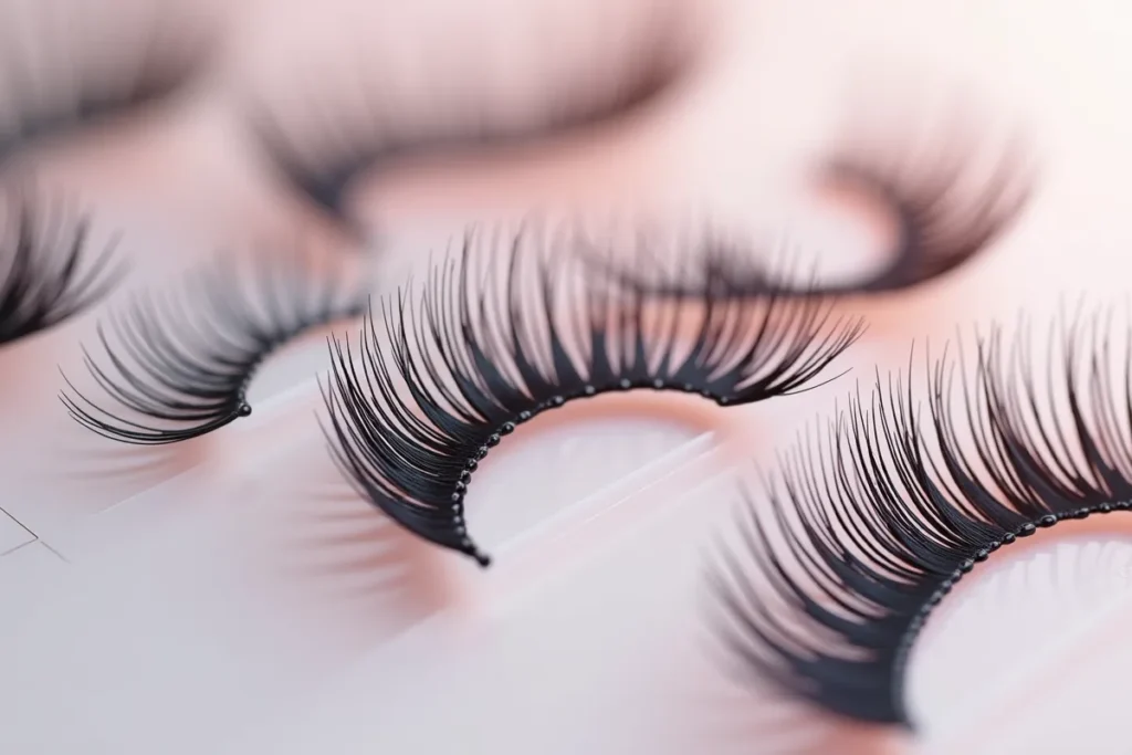 Rodzaje rzęs objętościowych: 2D, 3D, 4D i Mega Volume