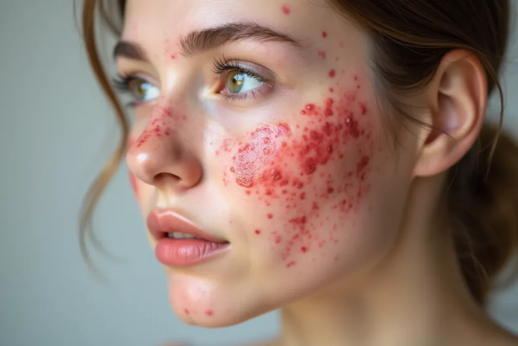 Trądzik posterydowy: Przyczyny, Objawy i Leczenie