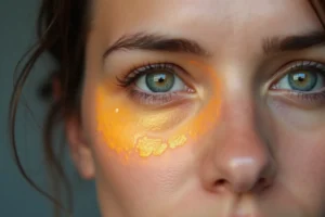 Żółta skóra wokół oczu – Przyczyny i co oznacza?